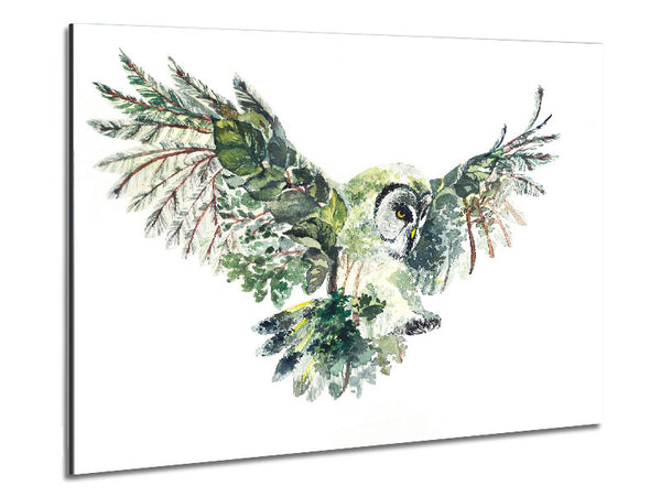 The Forest Owl Metal Print