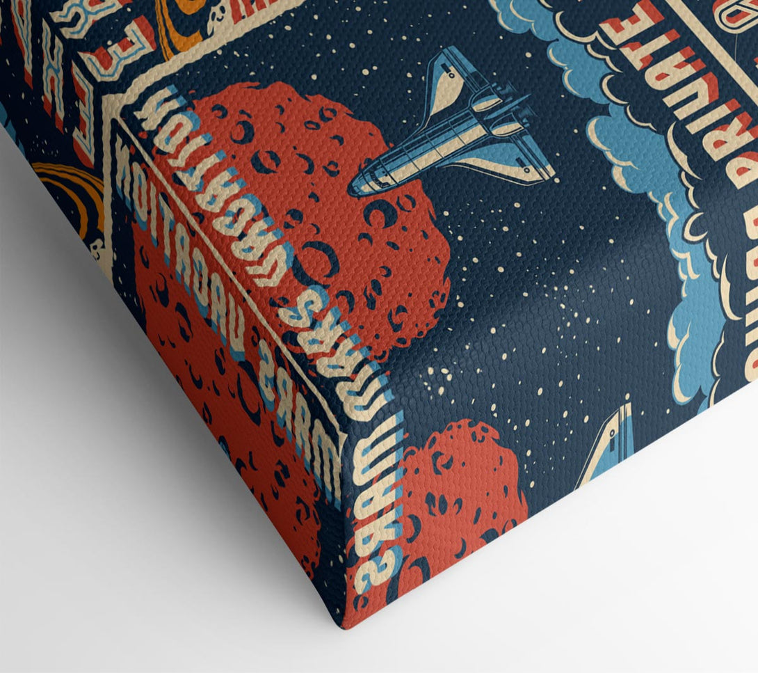  A Canvas Print of Explore The Planets Canvas Art
