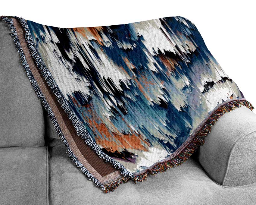 Textures Of The Skies Woven Blanket
