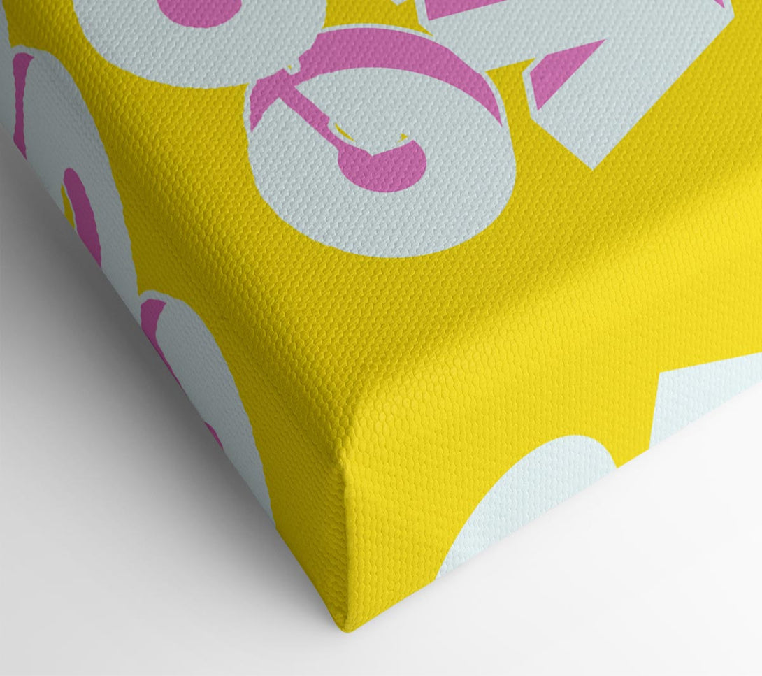  A Canvas Print of Good Vibes Only Bold Canvas Print
