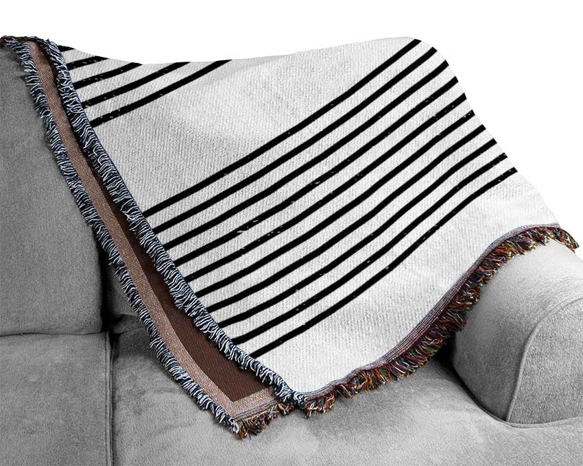 Semi Circle Pattern Woven Blanket