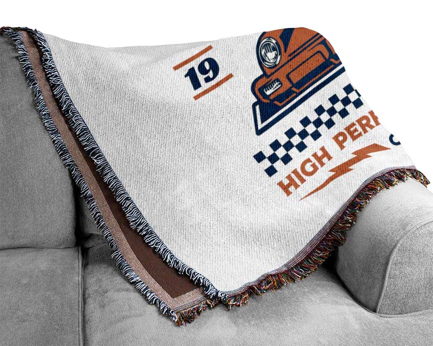 Speedway Champion Woven Blanket