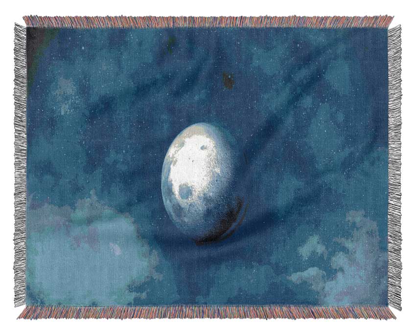 The Blue Moon Beauty Woven Blanket
