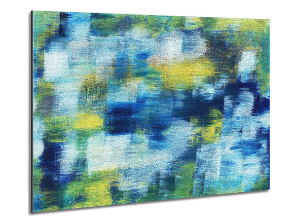 Smudges Of Colour Metal Print