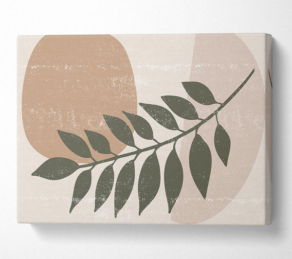 Picture of Leaf Of Modern Art Canvas Print Wall Art