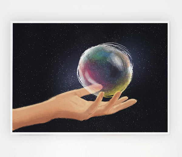 The Bubble World Print Poster Wall Art