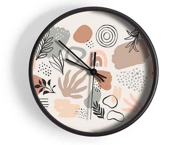 Natural Shapes Of Simplicity Clock - Wallart-Direct UK