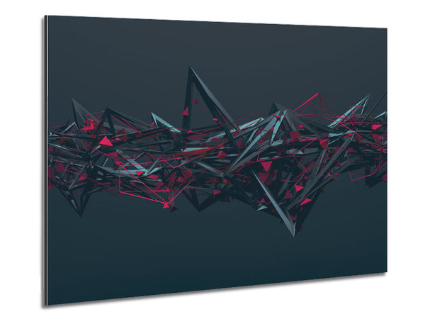 Sharp Spikes Of Shape Metal Print