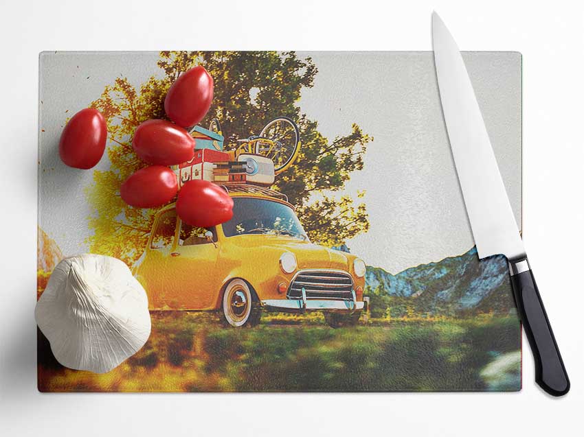 The Roadtrip Mini Glass Chopping Board