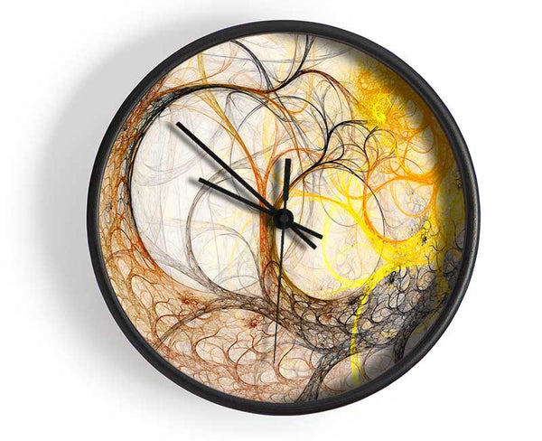 Tree Swirl Afterlife Clock - Wallart-Direct UK