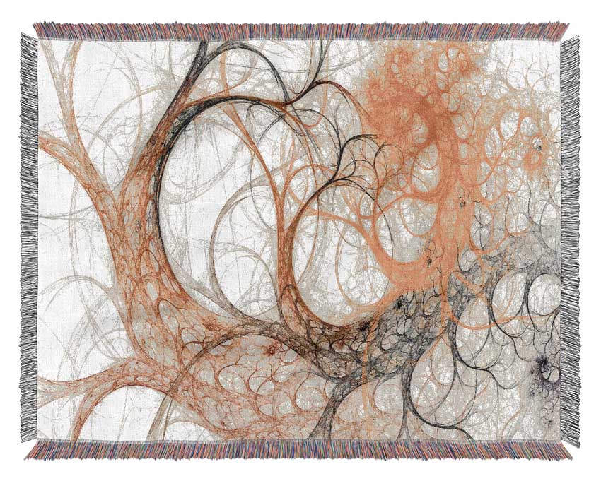 Tree Swirl Afterlife Woven Blanket