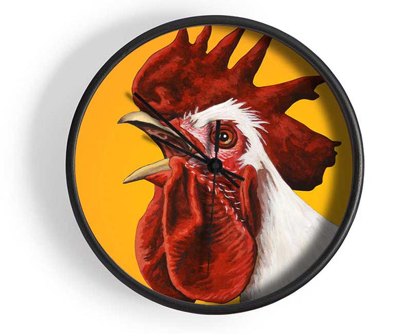 The Rooster Crow Clock - Wallart-Direct UK