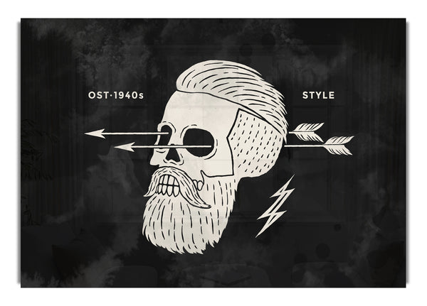 Der Hipster-Totenkopf