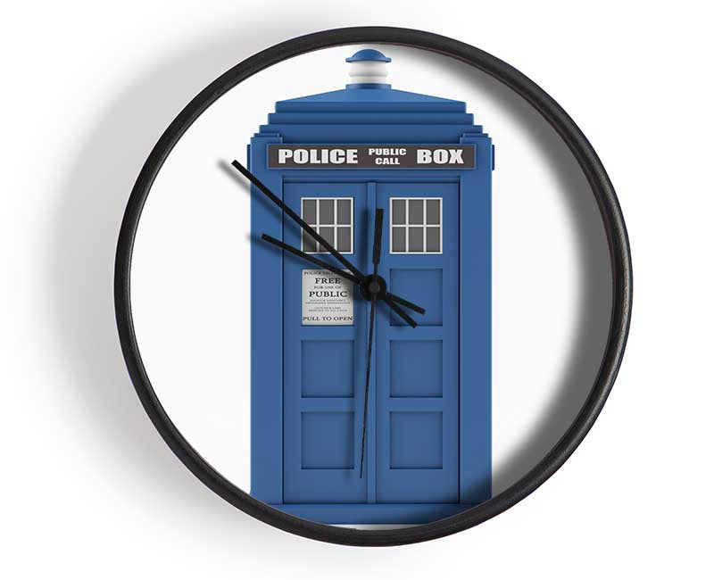 The Blue Police Box Clock - Wallart-Direct UK