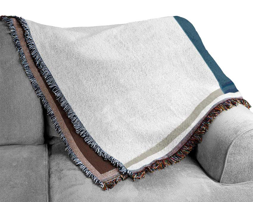 The Blue Police Box Woven Blanket