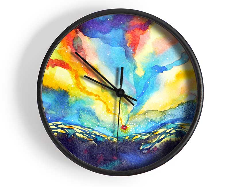 Clouds Of The Spirit World Clock - Wallart-Direct UK