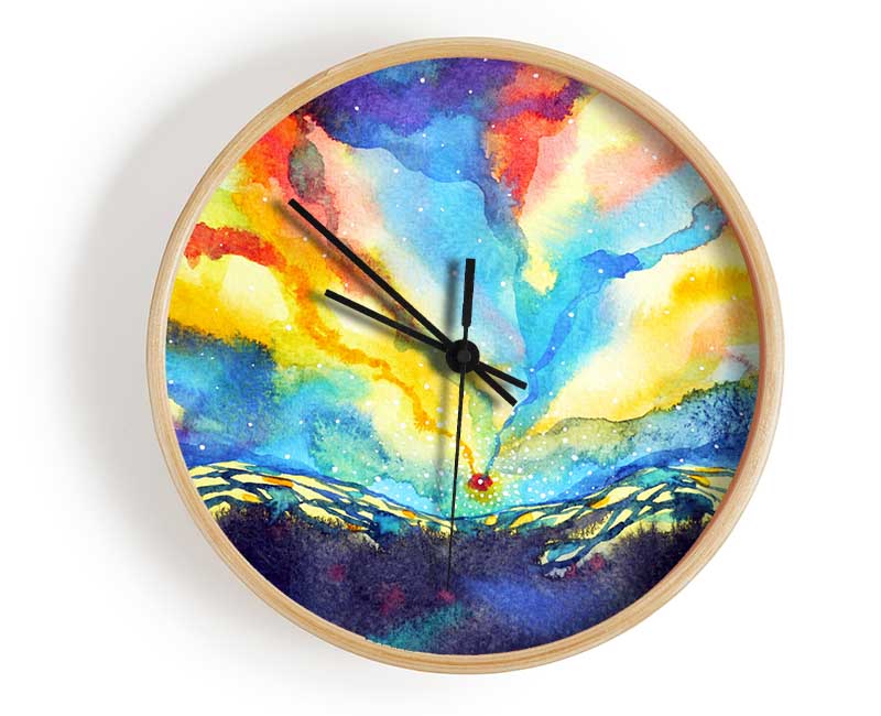 Clouds Of The Spirit World Clock - Wallart-Direct UK