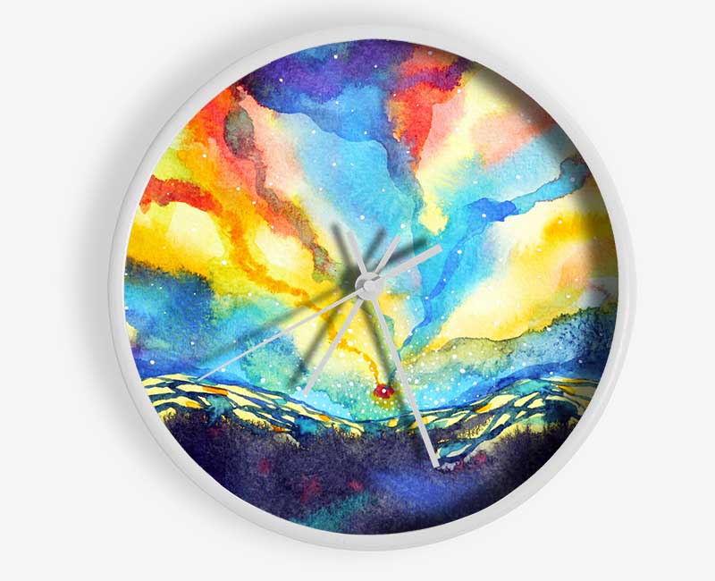 Clouds Of The Spirit World Clock - Wallart-Direct UK