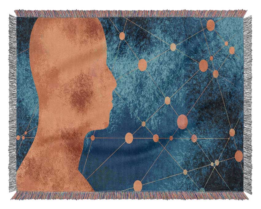The Orange Mind Woven Blanket