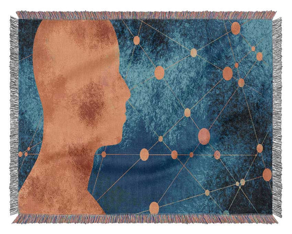 The Orange Mind Woven Blanket