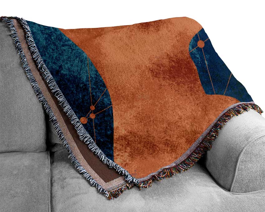 The Orange Mind Woven Blanket