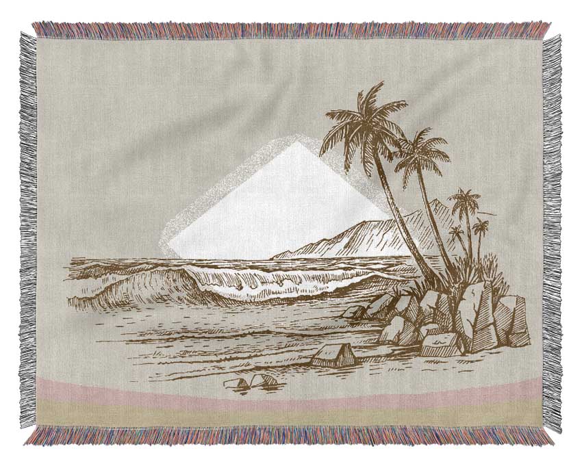 The Sepia Beach Woven Blanket