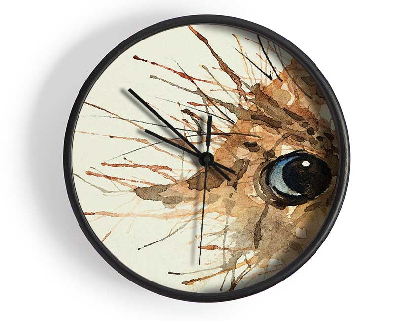 Watercolour Splat Cat Clock - Wallart-Direct UK