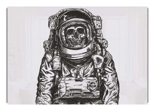 Der Skelett-Weltraumforscher