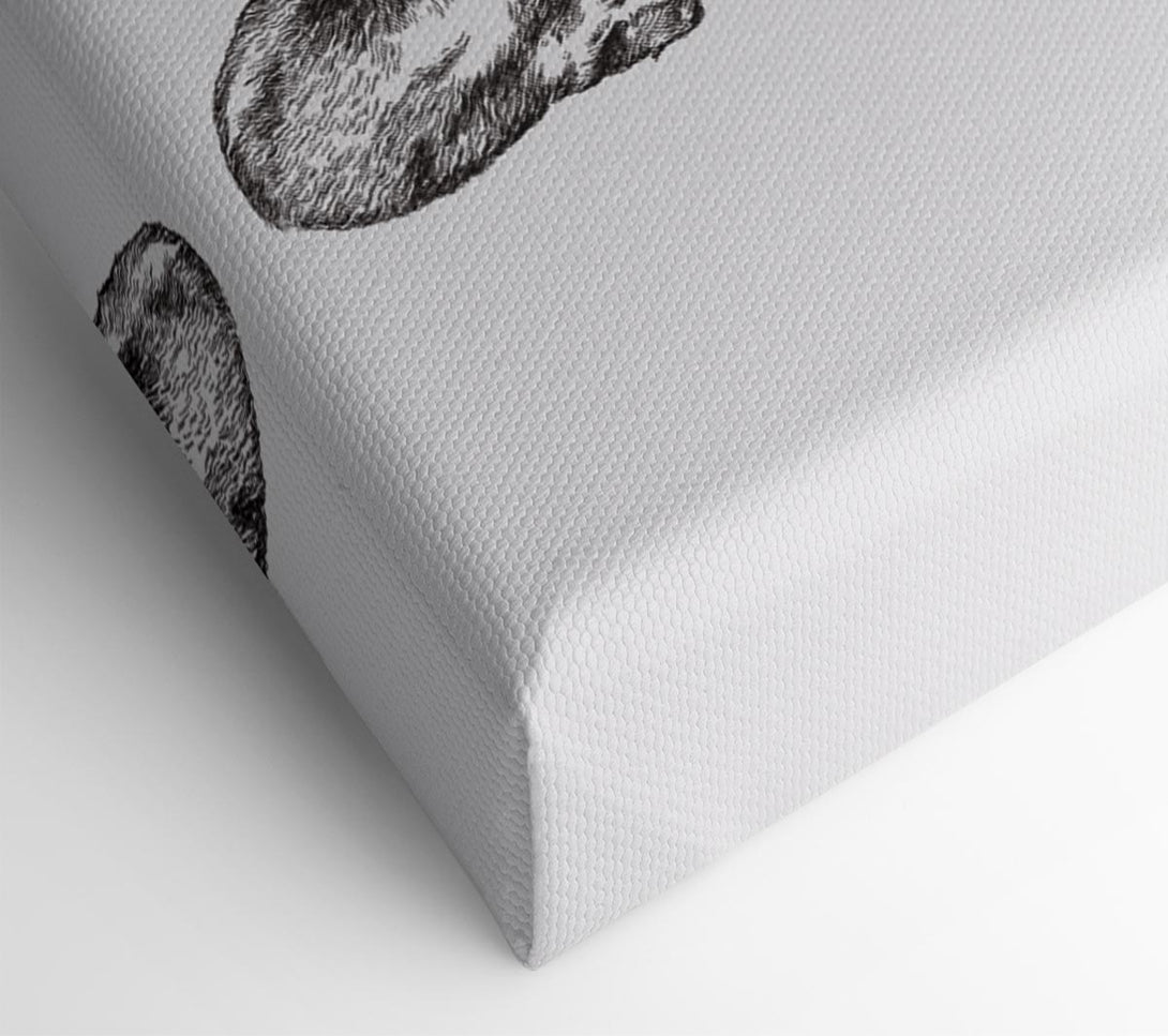  A Canvas Print of French Bulldog Sketch Canvas Wall Art