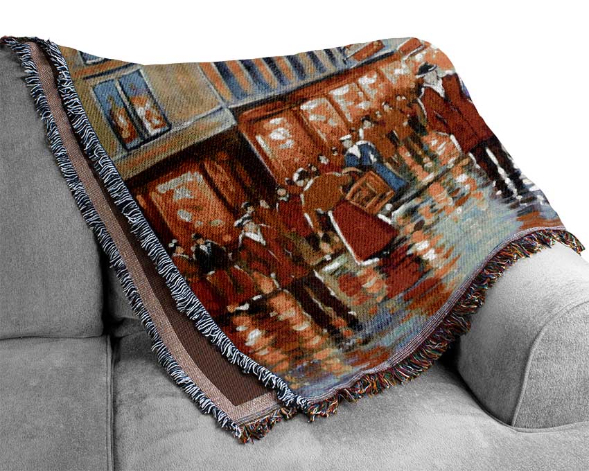 Old Town Reflections Woven Blanket