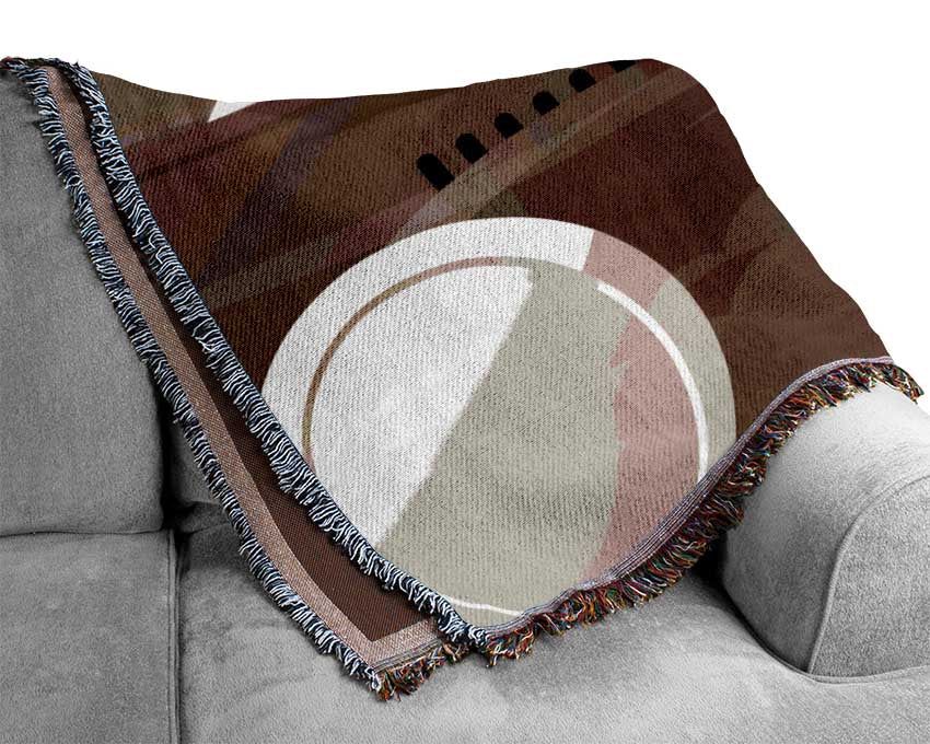 Old Woman Racer Woven Blanket