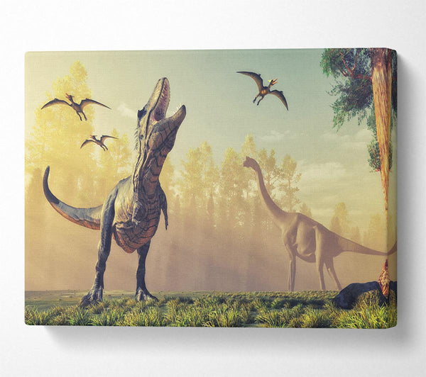  A Canvas Print of The Mighty T-Rex Canvas Art