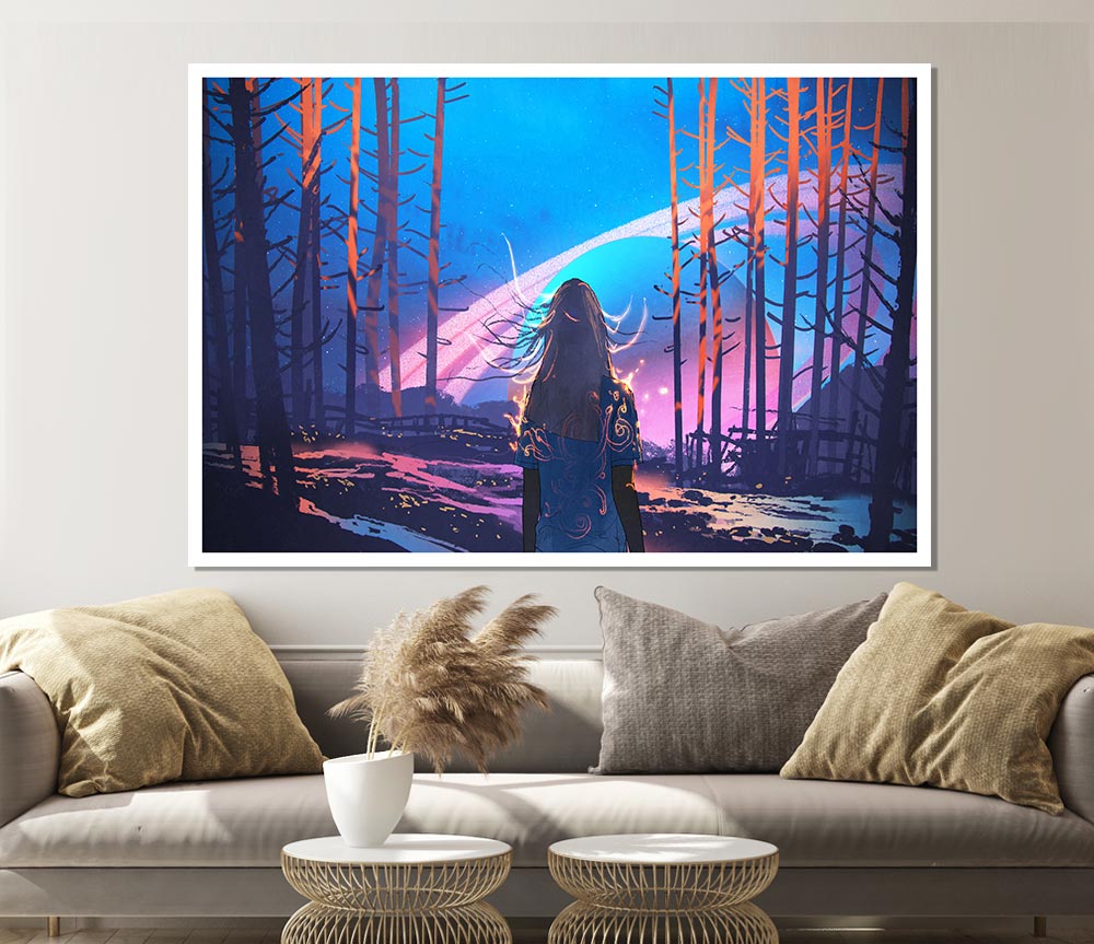 Walking Through The Void Print Poster Wall Art