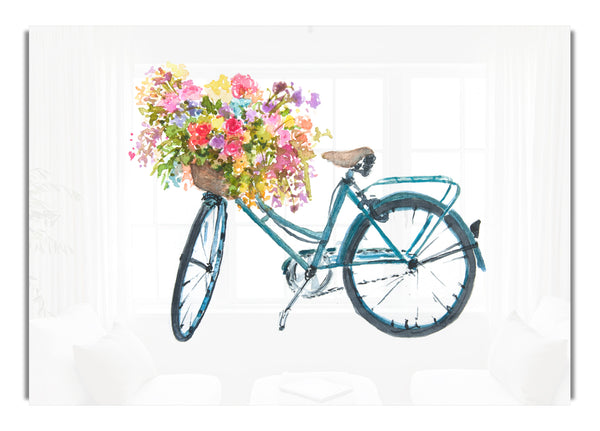 Flowers On A Bike