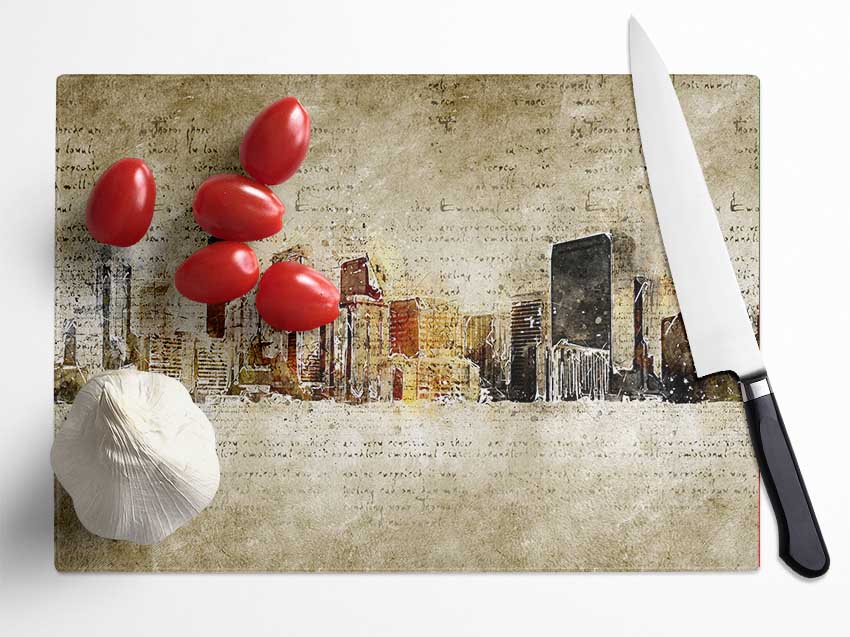 Manuscript Brooklyn Glass Chopping Board