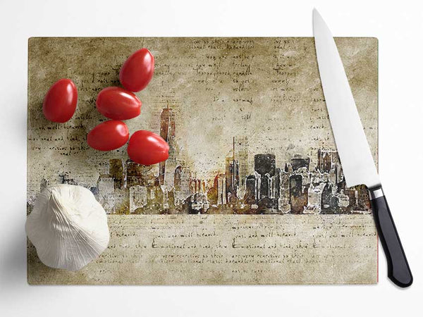 Manuscript London Glass Chopping Board