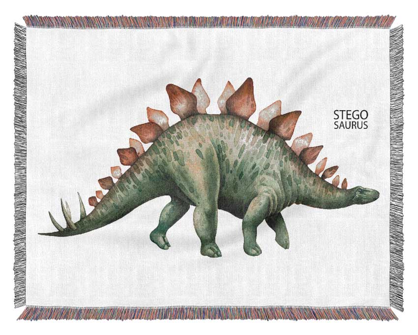 Stegosaurus Woven Blanket