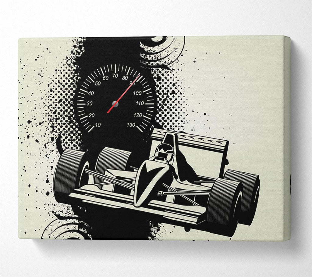 Picture of The F1 Time Trial Canvas Print Wall Art