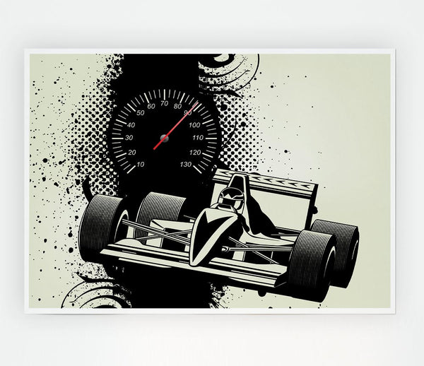 The F1 Time Trial Print Poster Wall Art