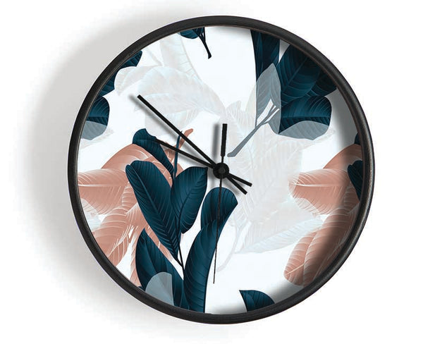 Flower Pattern Supreme Clock - Wallart-Direct UK