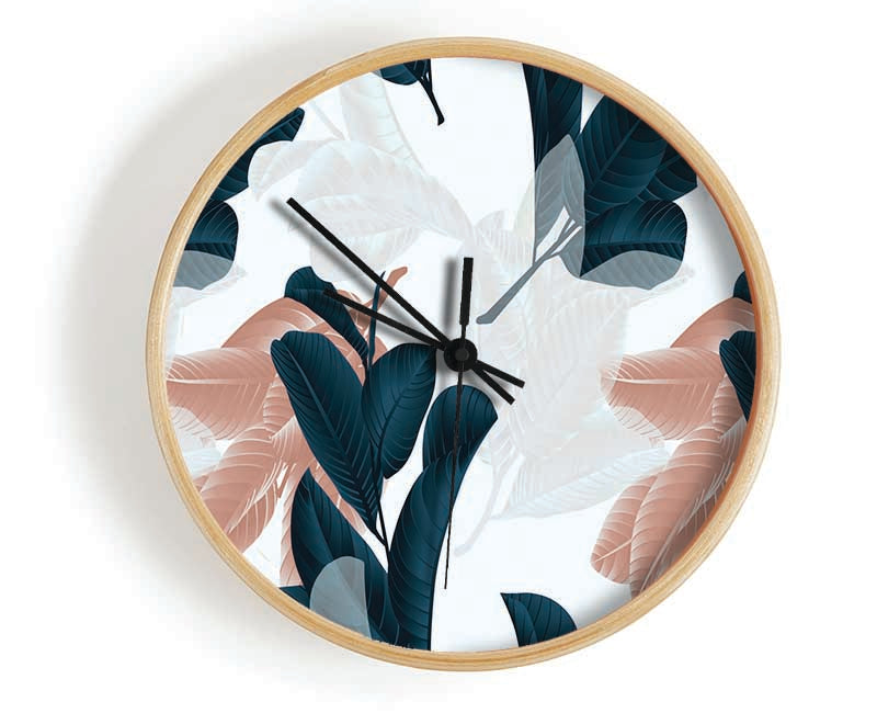 Flower Pattern Supreme Clock - Wallart-Direct UK