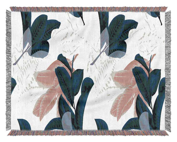 Flower Pattern Supreme Woven Blanket