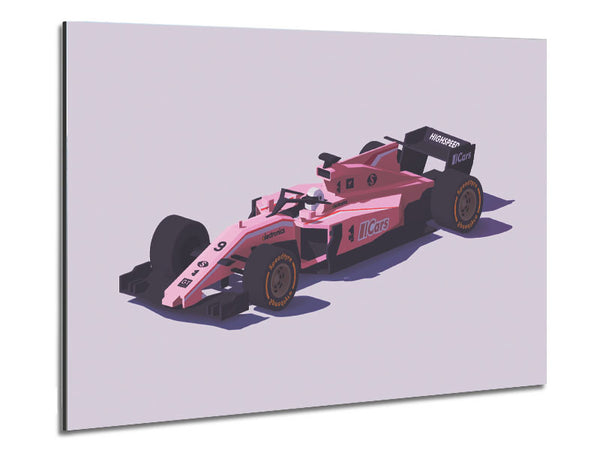 Pink F1 Car