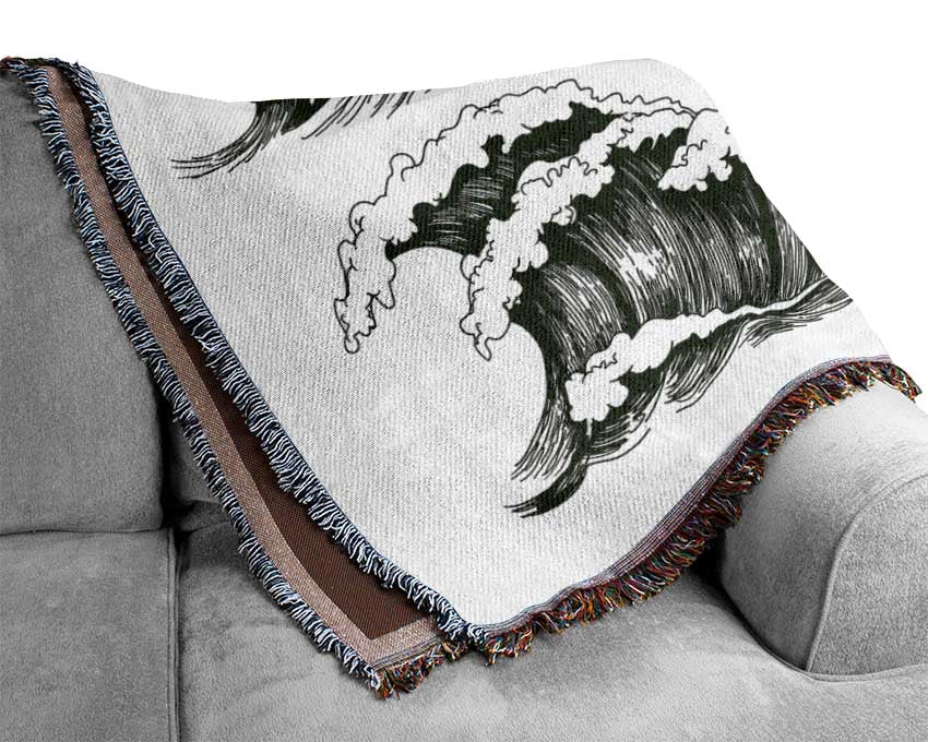 Four Wave Structures Woven Blanket