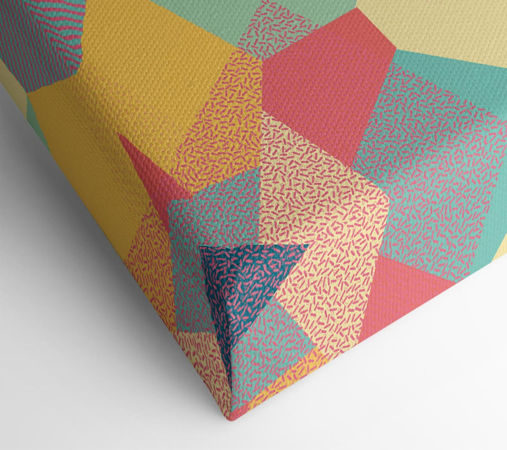 Picture of Abstract Triangles Canvas Print Wall Art