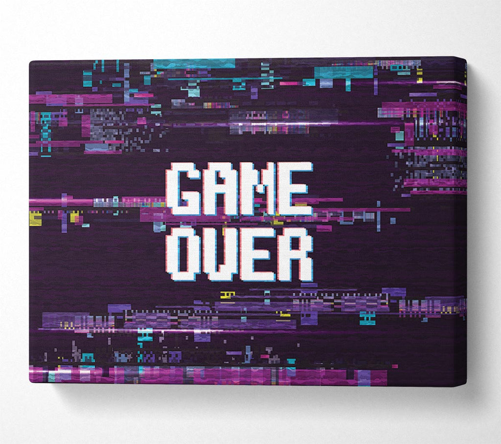 Picture of Game Over Canvas Print Wall Art