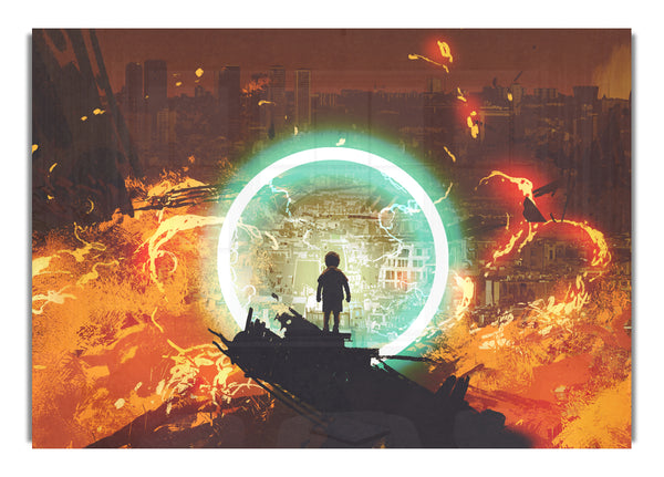 Der Neonring des Feuers