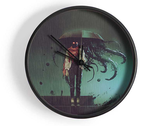 Umbrella Octopus Clock - Wallart-Direct UK