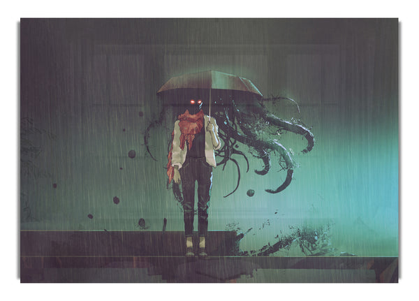 Regenschirm Oktopus