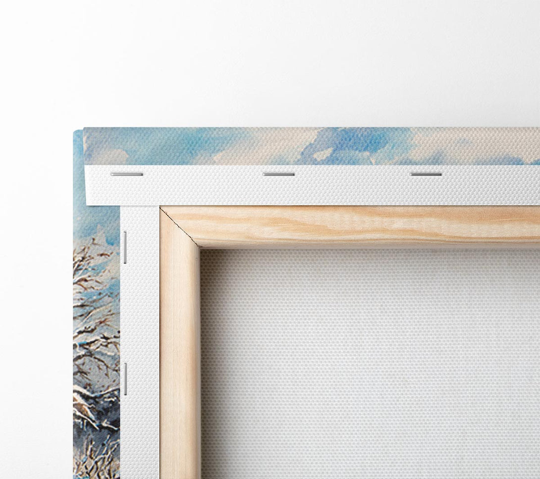  A Canvas Print of The Winter Retreat Canvas Wall Art